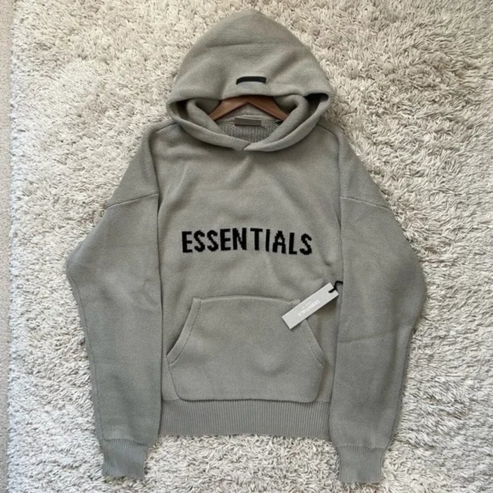 Fear of God grey hoodie